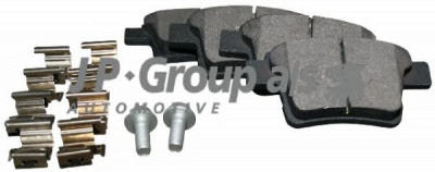 JP GROUP 1563700510 -  Комплект тормозных колодок, дисковый тормоз